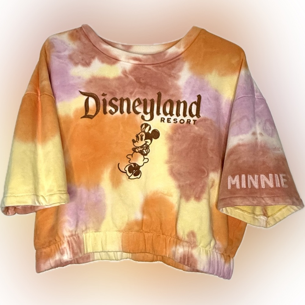 Disneyland Resort Minnie Mouse Tie-Dye Sweatshirt Size XL